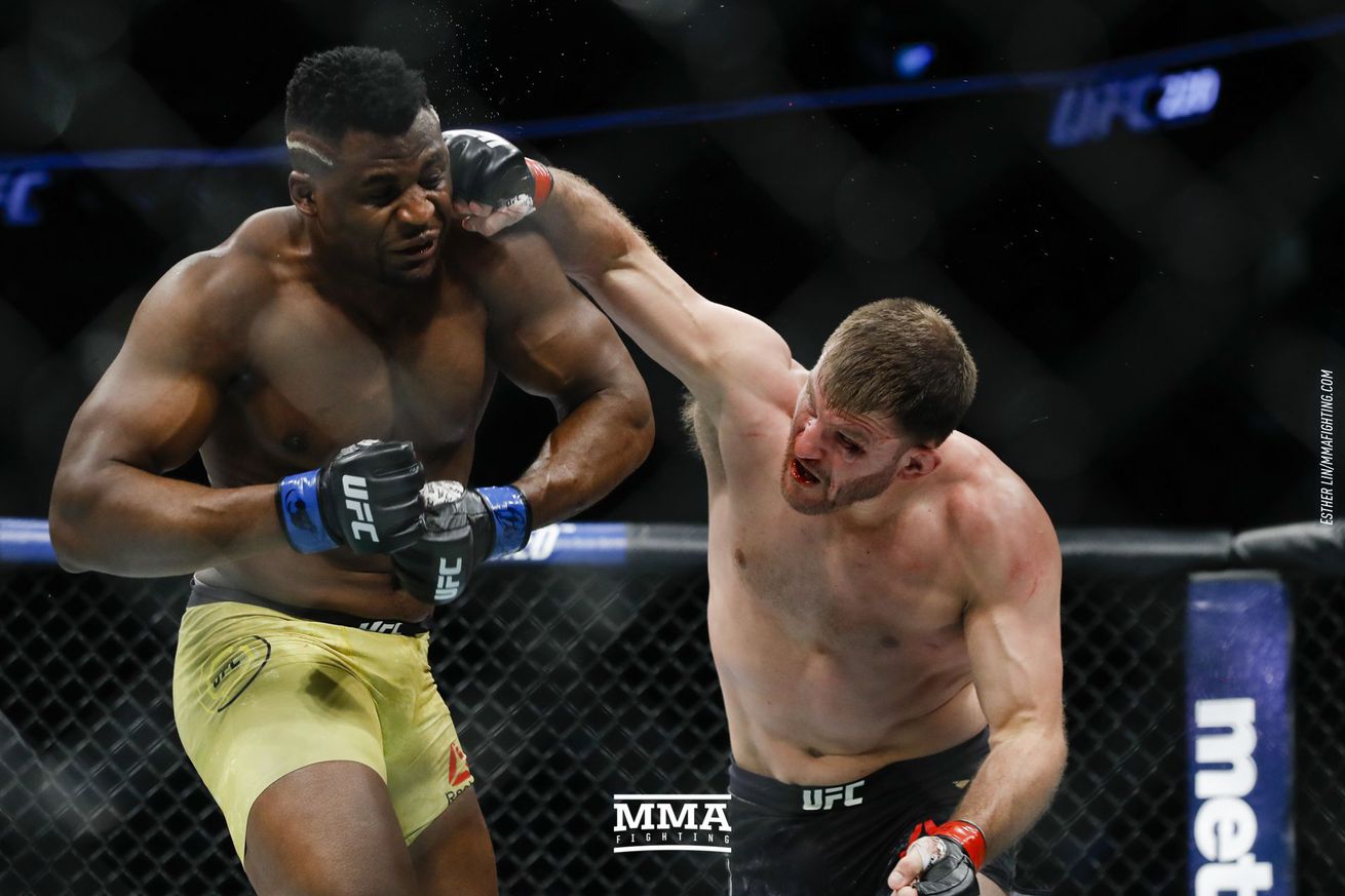 Stipe Miocic and Francis Ngannou