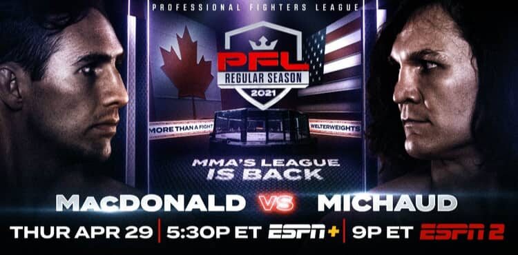 2021 PFL 2 Rory MacDonald vs David Michaud