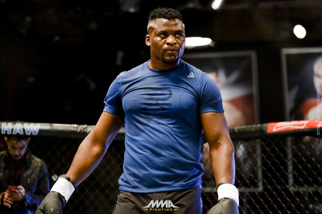 Francis Ngannou Media Workout
