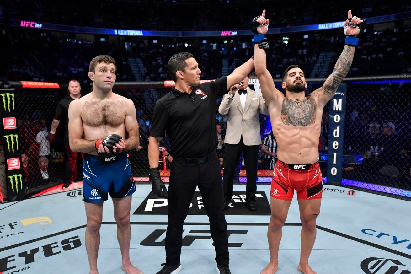 UFC 264: Hall v Topuria