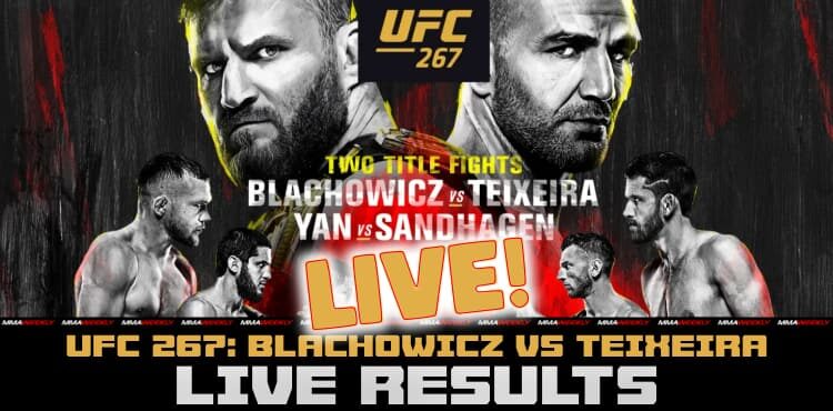 UFC 267 live results - Jan Blachowicz vs Glover Teixeira