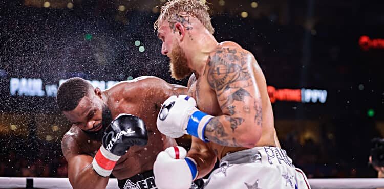 Jake Paul KOs Tyron Woodley in rematch