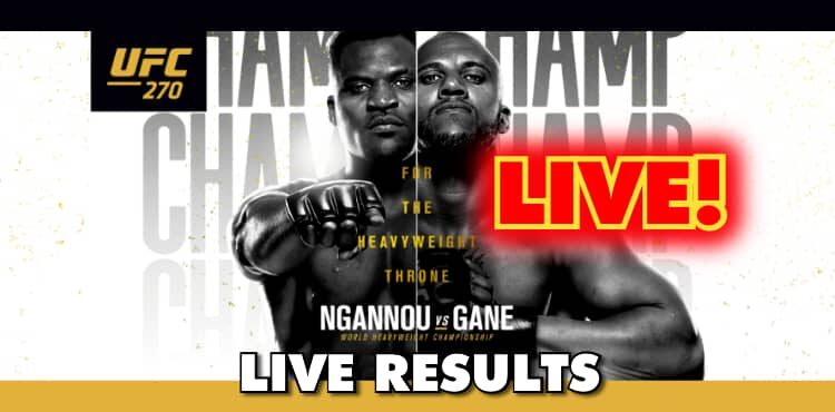 UFC 270 live results: Francis Ngannou vs Ciryl Gane