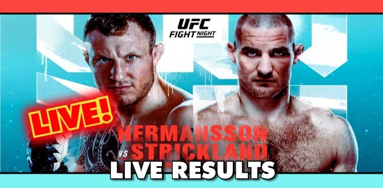 UFC Vegas 47 Live Results - Jack Hermansson vs. Sean Strickland