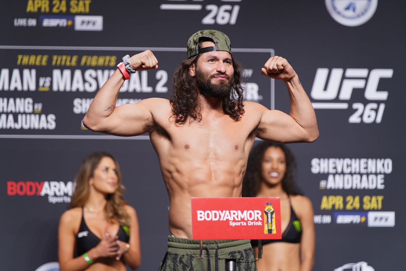 MMA: APR 23 UFC 261 Ceremonial Weigh-In
