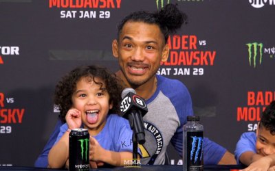 Benson Henderson no longer competing with his infamous toothpick out of concern for his kids: ‘I’m worried about them copying me’