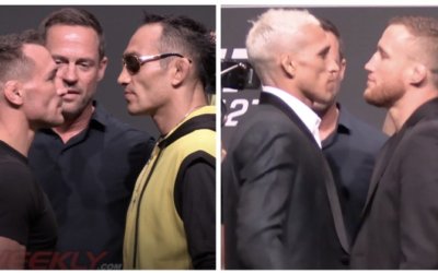 UFC 274: Oliveira vs. Gaethje Press Conference Face-offs Video