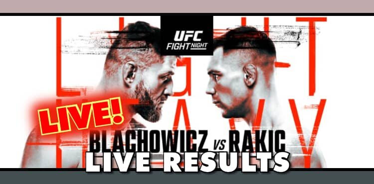 UFC Vegas 54 live results: Jan Blachowicz vs Aleksandar Rakic
