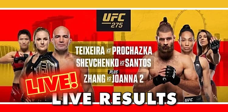 UFC 275 Live Results: Glover Teixeira vs Jiri Prochazka