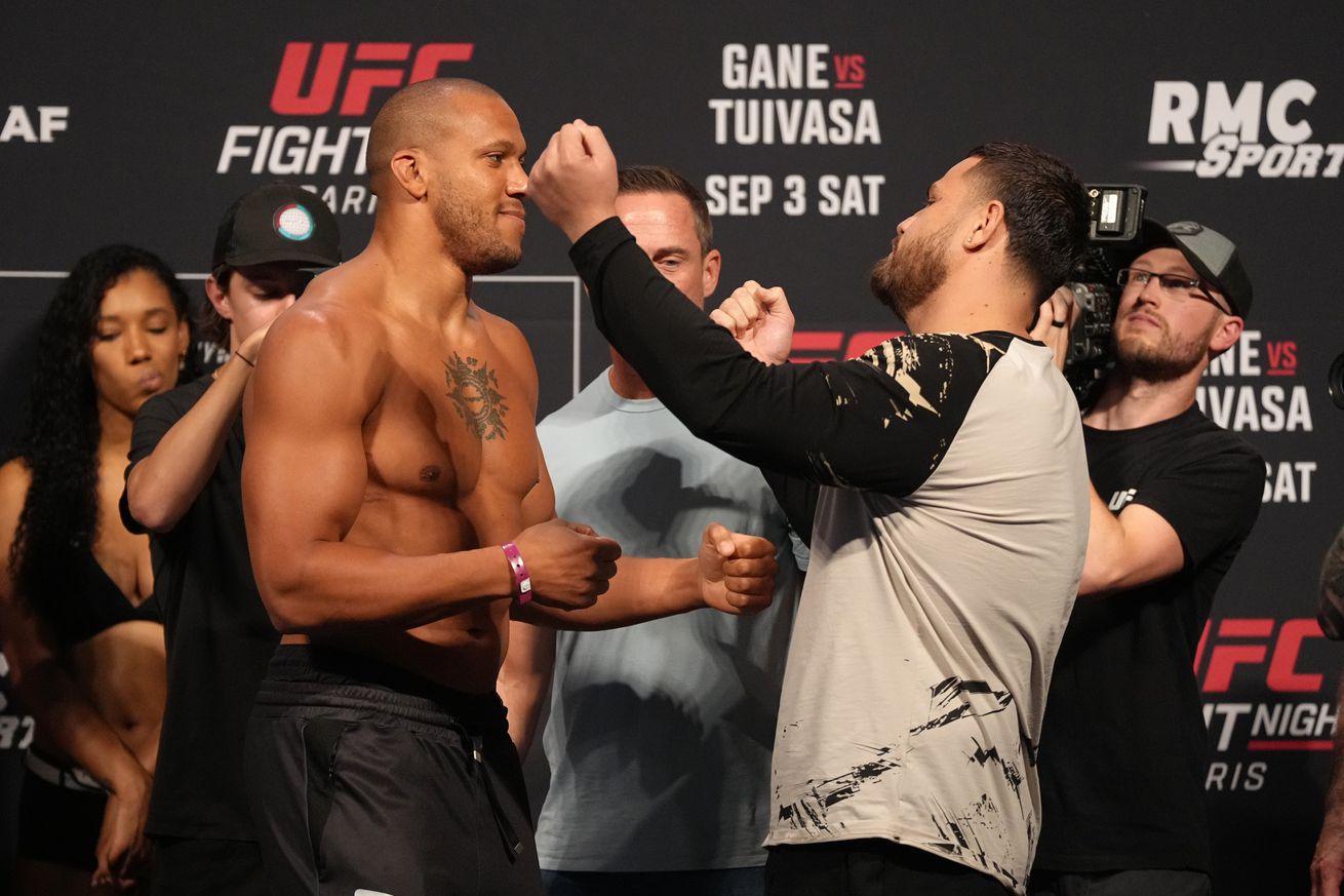 UFC Fight Night: Gane v Tuivasa Ceremonial Weigh-in