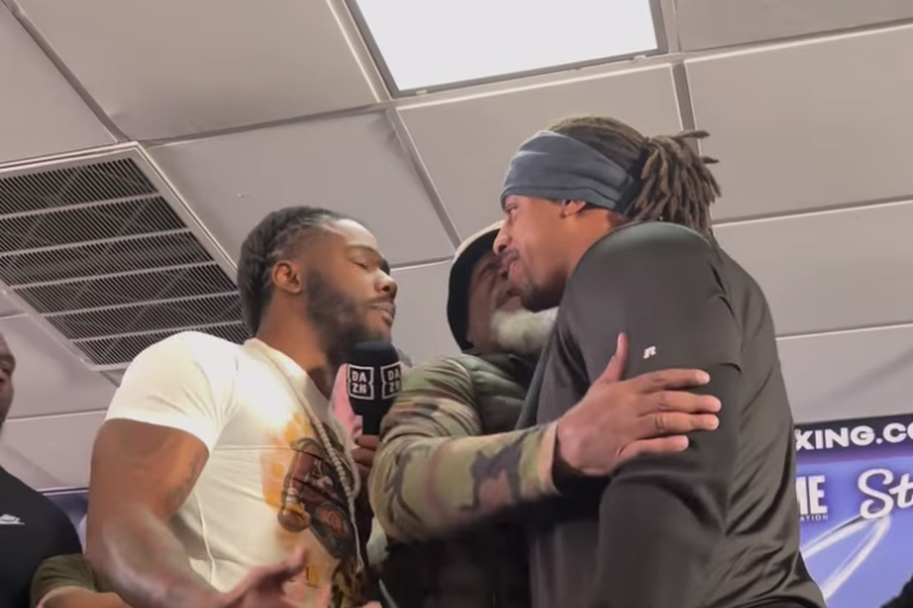 Hasim Rahman Jr. and Greg Hardy 