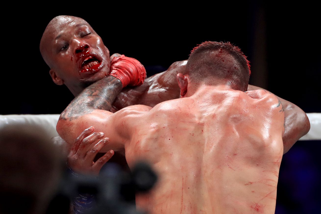 Michael ‘Venom’ Page fighting Mike Perry at BKFC 27