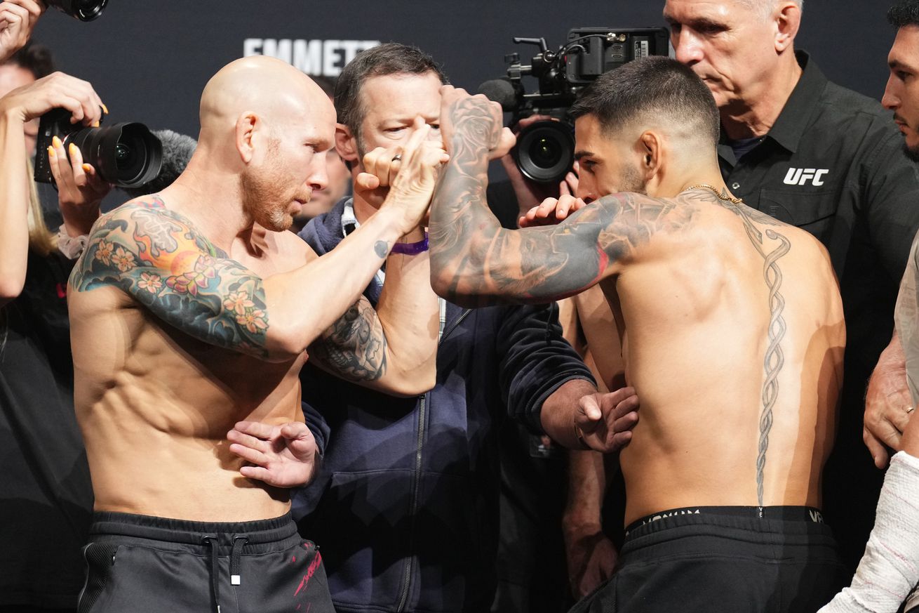 UFC Fight Night: Emmett v Topuria Ceremonial Weigh-in