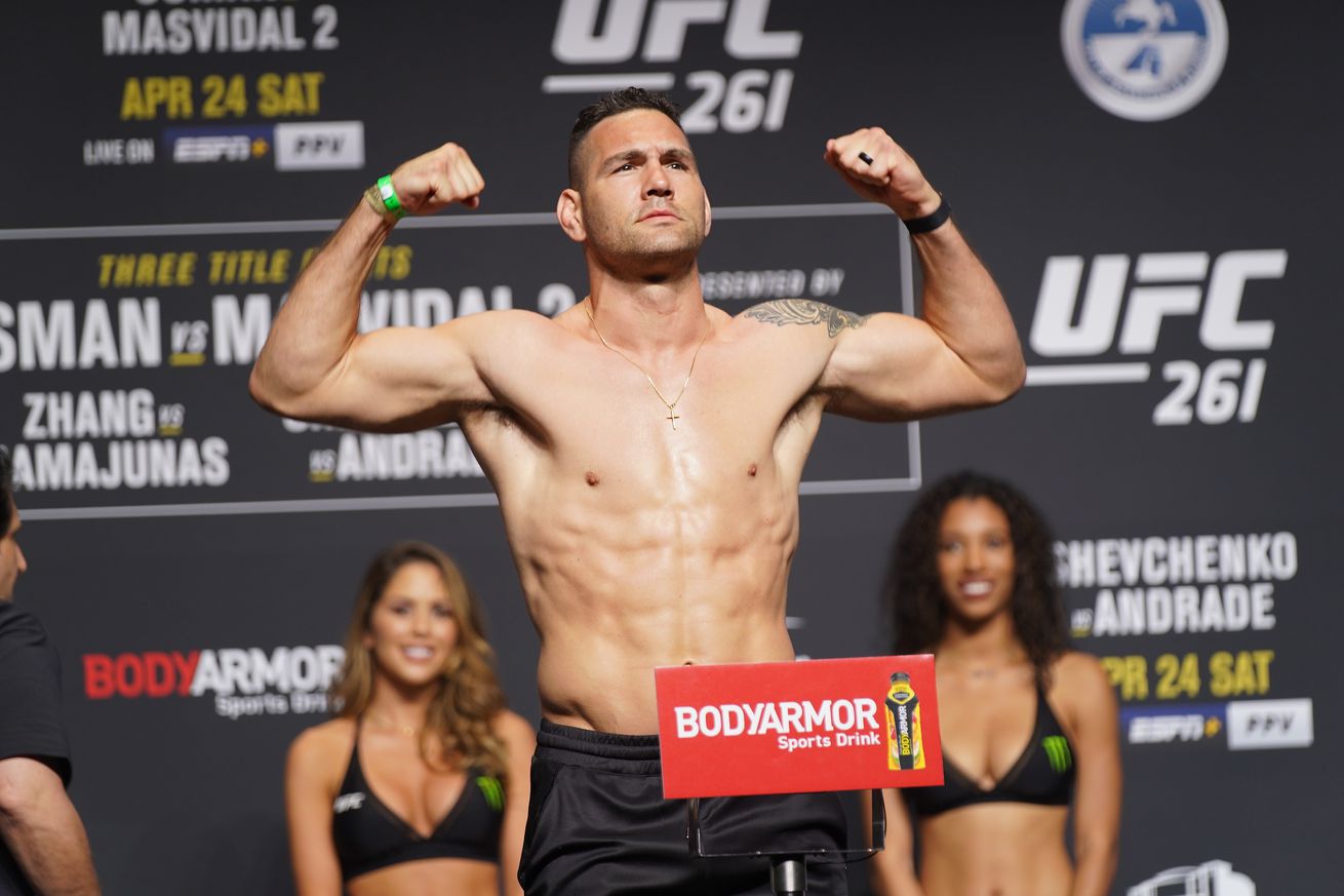 MMA: APR 23 UFC 261 Ceremonial Weigh-In