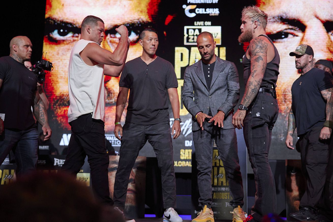 Jake Paul and Nate Diaz