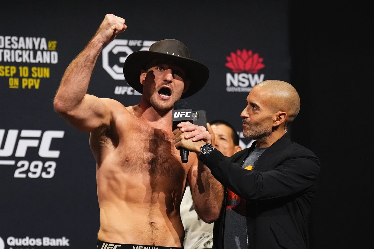 UFC 293 Ceremonial Weigh-in