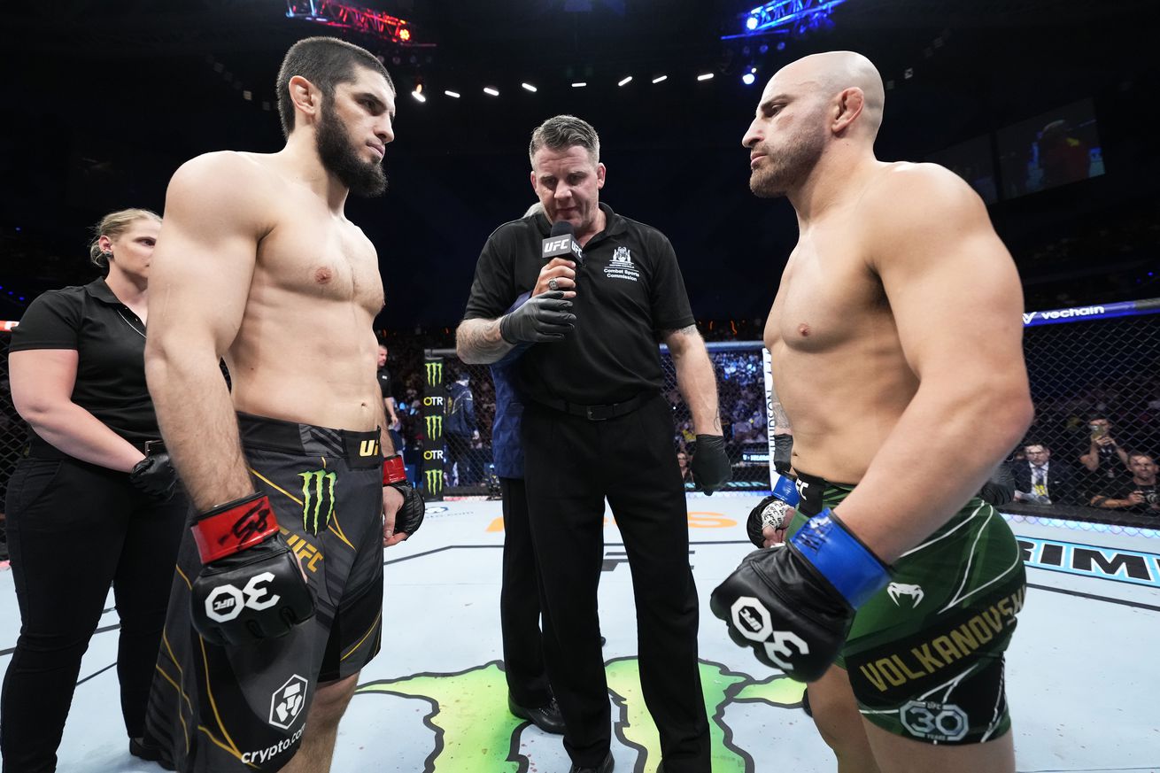 Alexander Volkanovski and Islam Makhachev