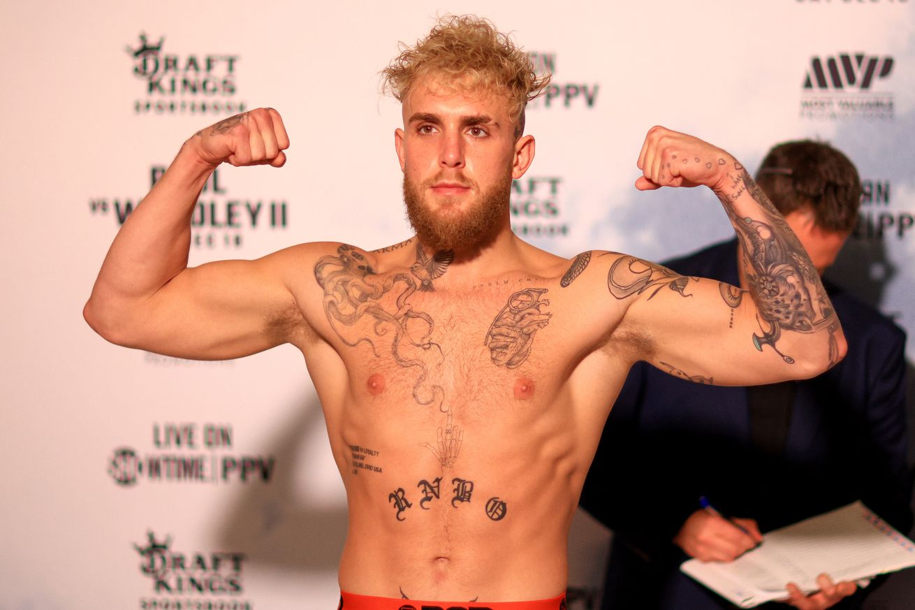 Jake Paul v Tyron Woodley - Weigh-in