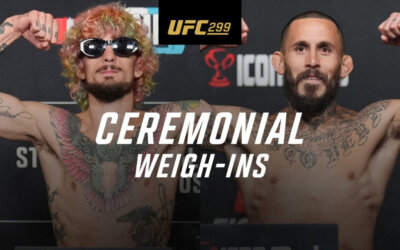 UFC 299 Ceremonial Weigh-In Video