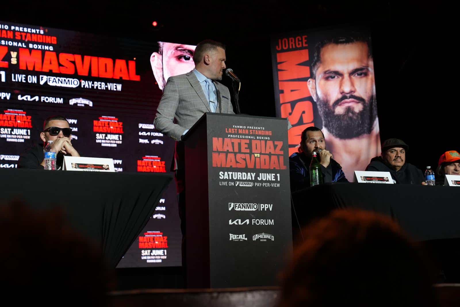 Nate Diaz And Jorge Masvidal Square Off In NYC Ahead Of June Boxing Match