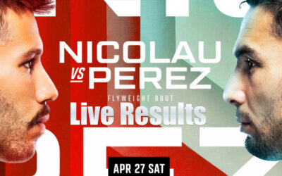 UFC Vegas 91 Live Results: Nicolau vs. Perez