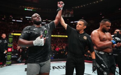 ‘Balls got hot again’: Pros react to Derrick Lewis knocking out Rodrigo Nascimento at UFC St. Louis