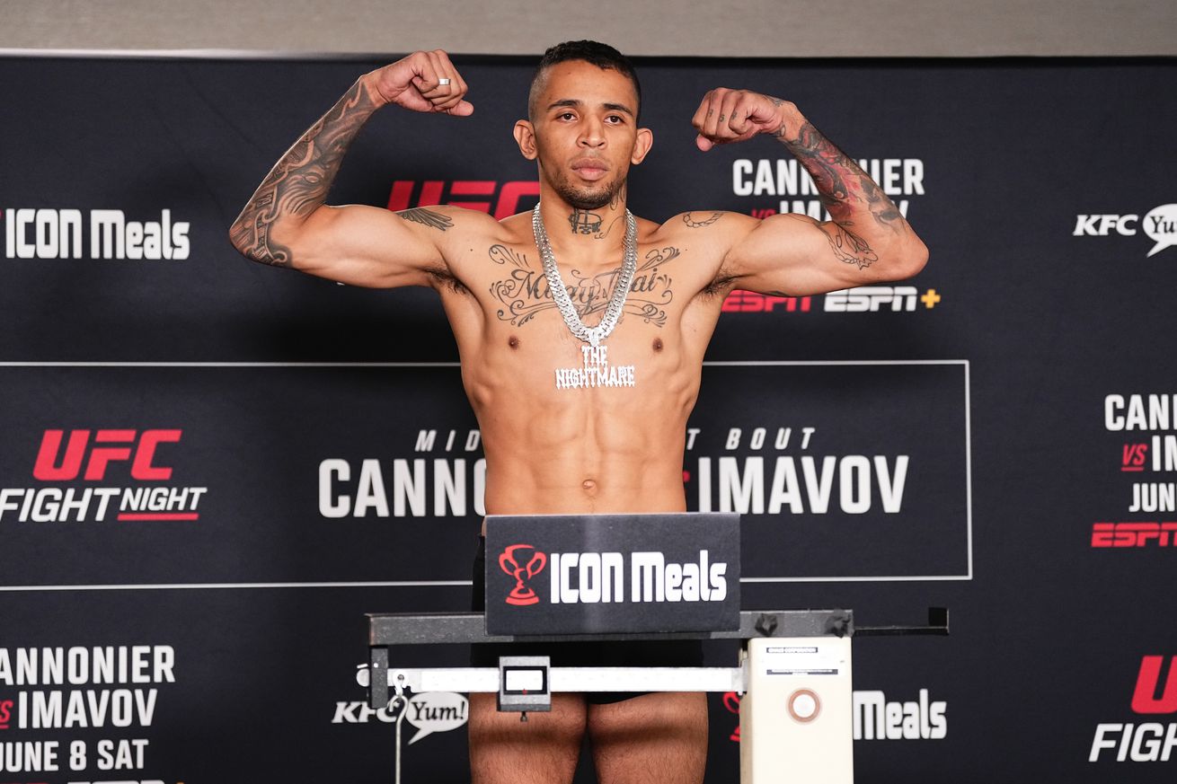 UFC Fight Night: Cannonier v Imavov Weigh-in