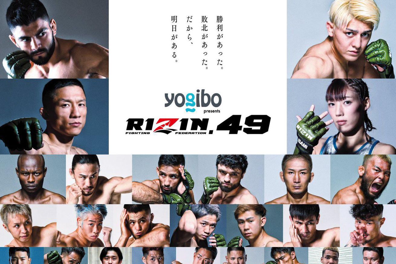 RIZIN 49 Decade poster.