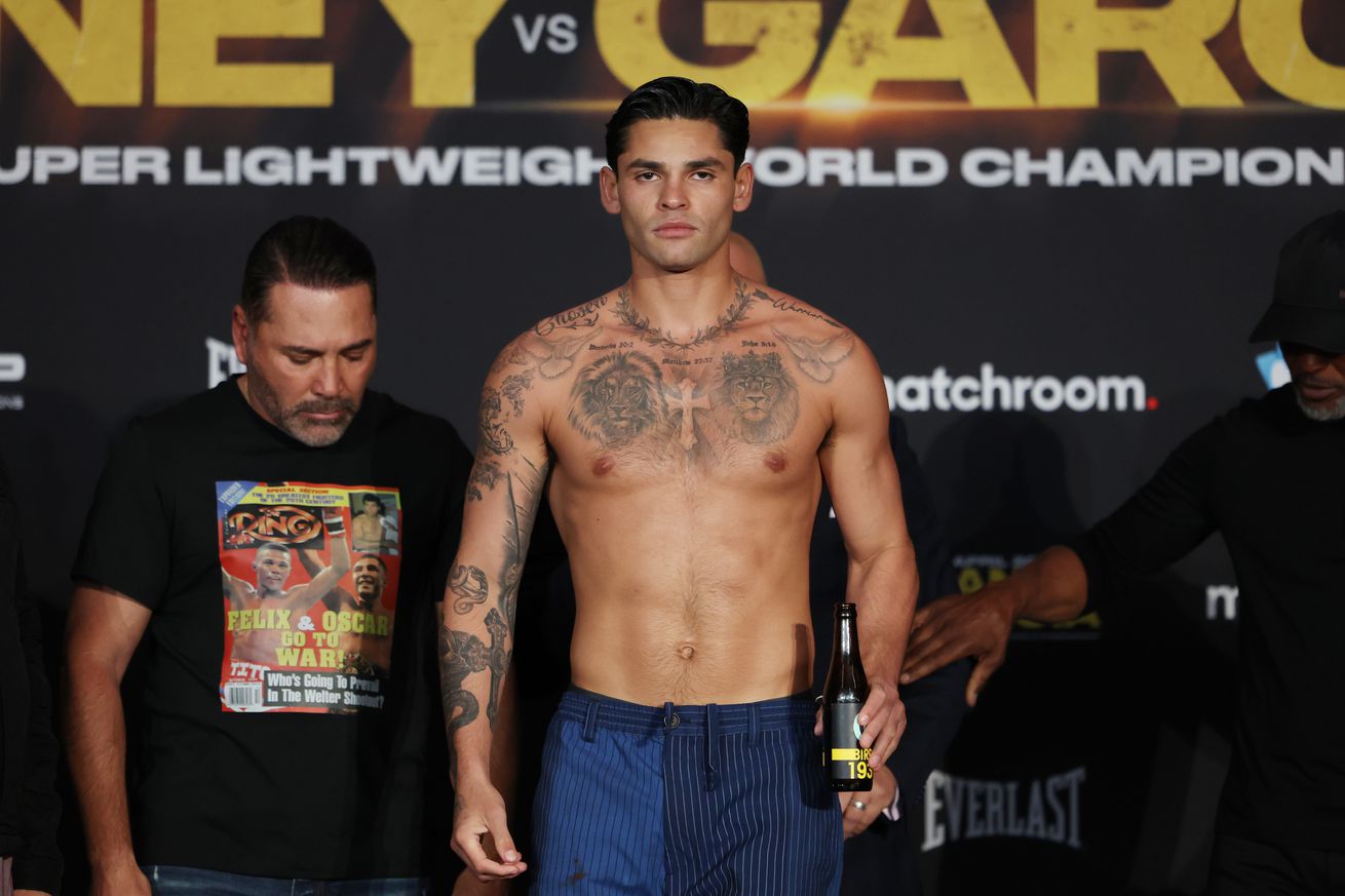 Devin Haney v Ryan Garcia - Weigh-in