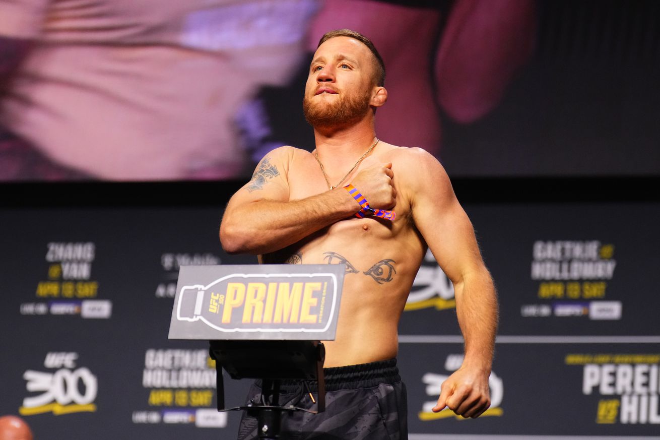 UFC 300 Ceremonial Weigh-in