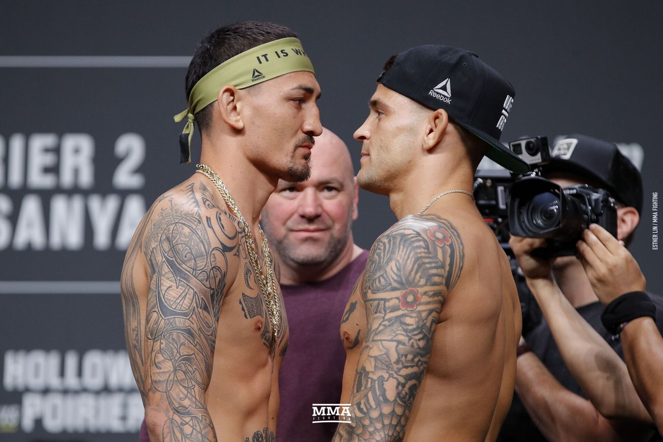 Max Holloway and Dustin Poirier