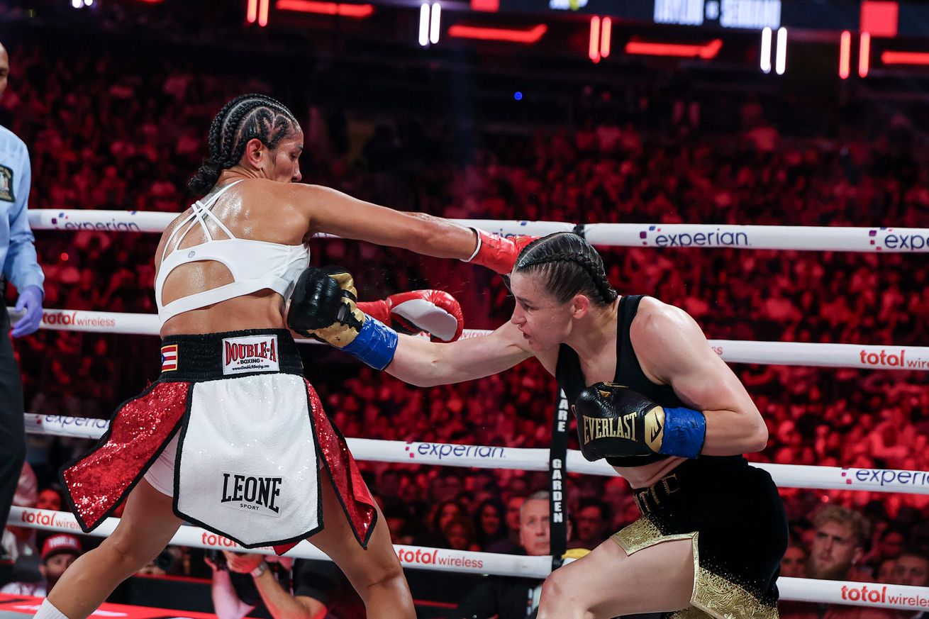 Katie Taylor and Amanda Serrano